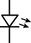 light-emitting diode symbol