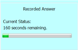 Recorded Answer Box